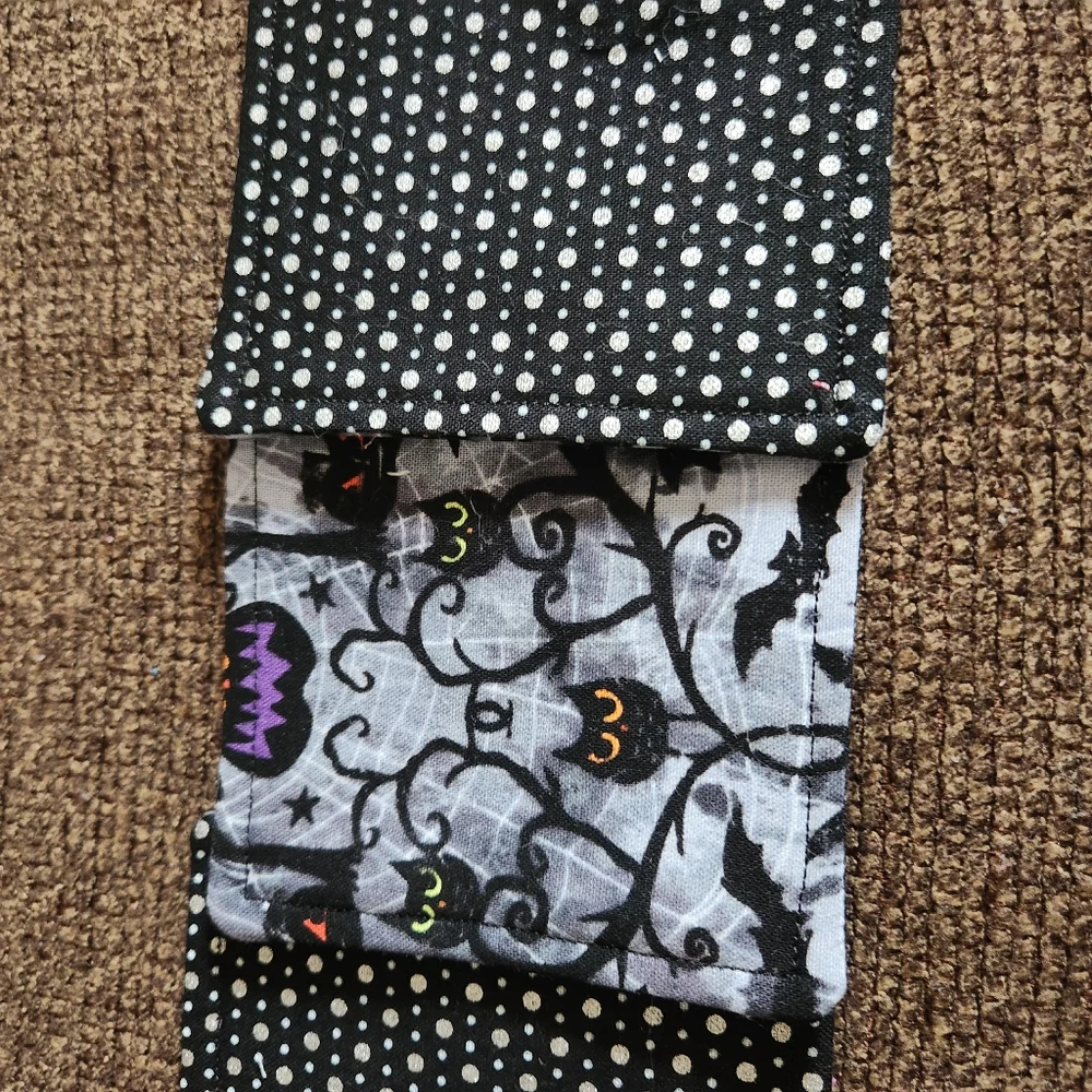 Halloween Coasters Set Of 4 Bats Owls Black Cats Grey Black New
